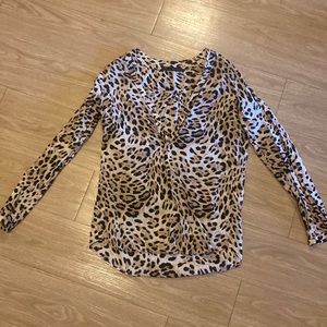 Lightweight leopard Zara blouse